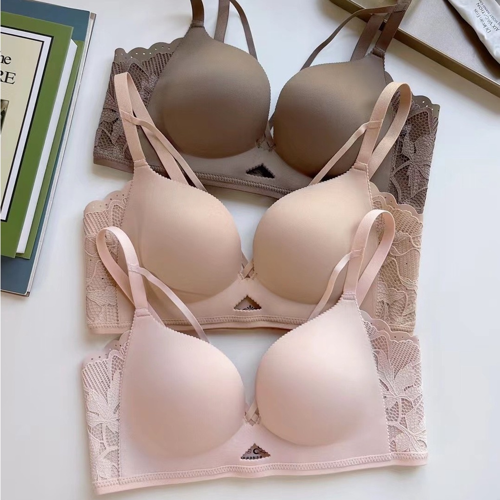Áo Ngực Su Đúc Không Gọng Viền Dây Sexy Phối Ren Cao Cấp DORIS 661