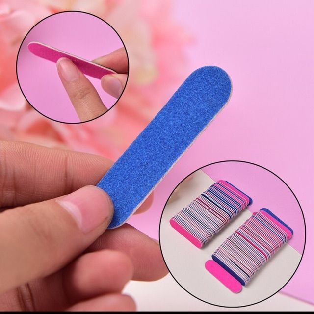 Cây Dũa Móng Tay, Móng Chân Thanh Giũa Móng Tay Mini Hàng Loại 1 Có Hai Mặt Loại Xịn Bỏ Túi