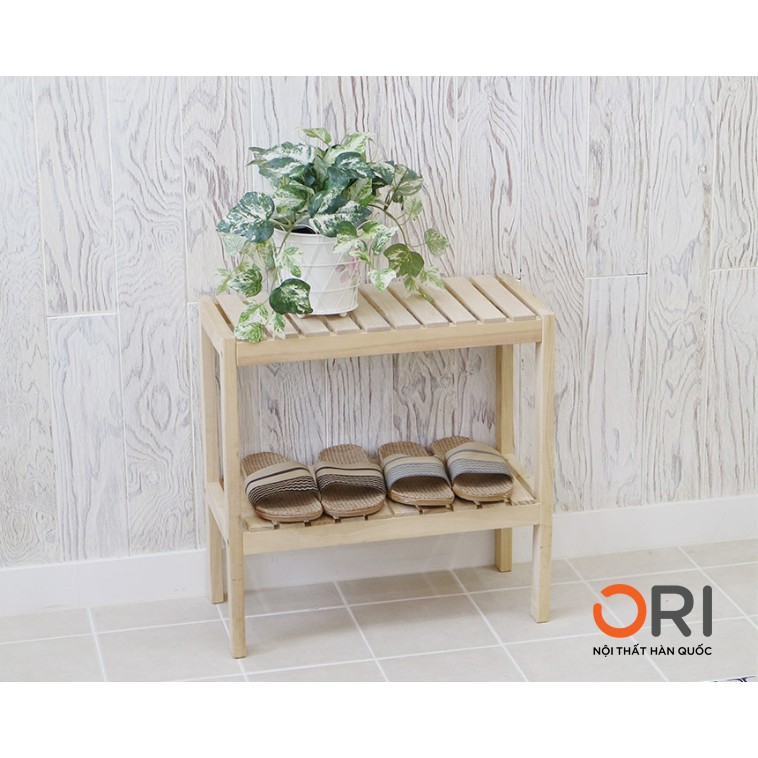 KỆ GỖ ĐA NĂNG XUẤT KHẨU HÀN QUỐC - BENCH 2F SIZE S NATURAL