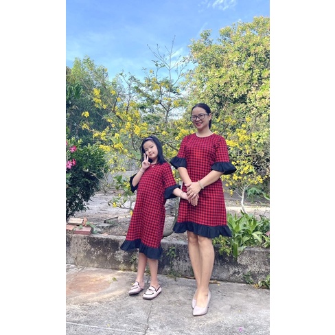 Đồng phục gia đình,Váy mẹ Bé