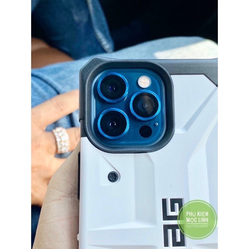 {Full màu lIphone 12 Mini/ 12/12 ProBộ 3 mắt] Dán từng mắt camera chống trầy Chính hãng Kuzoom Bảo vệ