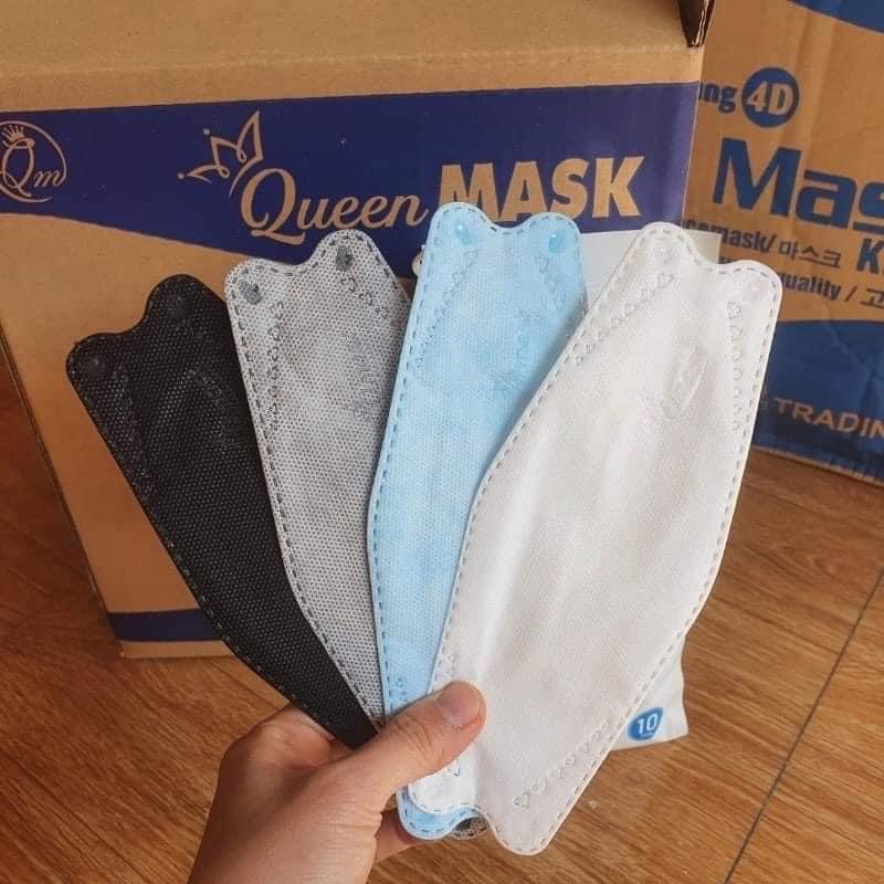 Khẩu trang kf94 4D Thùng 300c tiêu chuẩn hàn quốc  Queen Mask hàng đẹp