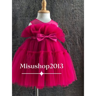 Váy bé gái cao cấp mèo xù _ váy công chúa hồng _xanh _ trắng _vàng _ trắng 6kg-24 kg