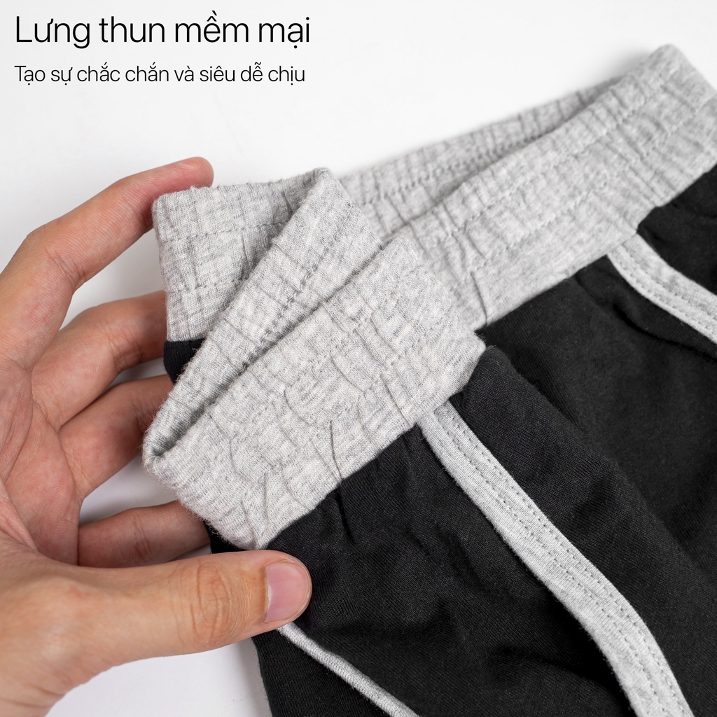 Quần đùi nam BAMIHOME chất liệu thun cotton cao cấp mặc nhà, mặc ngủ thoải mái QTV