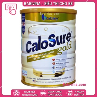 [CHÍNH HÃNG] Sữa bột CaloSure Gold 900G | Dinh Dưỡng Cho Người Lớn, Người Mới Ốm Dậy