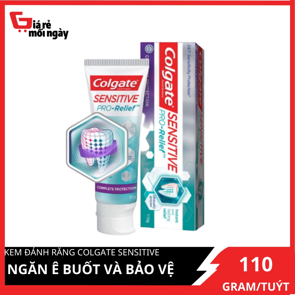 Kem đánh răng Colgate Sensitive ngăn ê buốt và bảo vệ toàn diện tuýp 110g