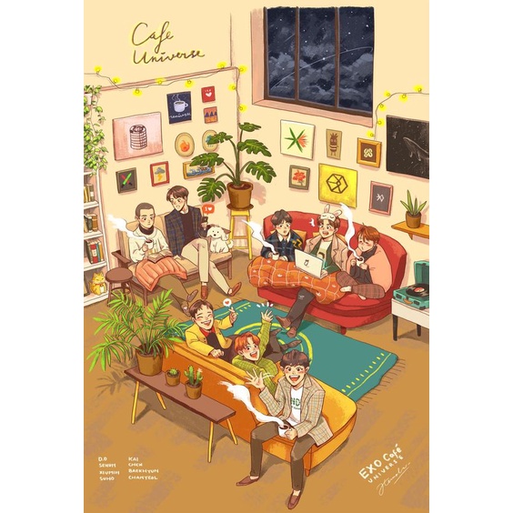 Bộ tranh đính đá 5D hoat tiết trang trí nghệ thuật kích thước 30x40cm diy