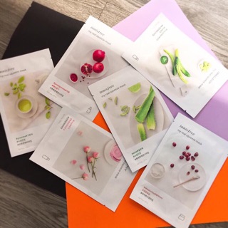Combo 20 mặt nạ giấy innisfree my real squeeze mask 20ml