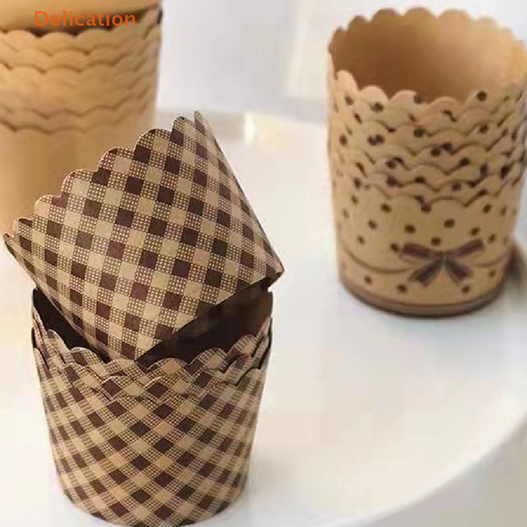 Bộ 50 giấy nướng ELEBUY đựng bánh muffin/ cupcake