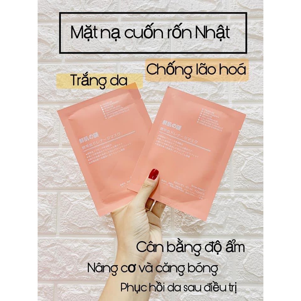 Mặt Nạ Nhau Thai Cừu Tế Bào Gốc Cuốn Rốn Nhật Bản_maru60 | Thế Giới Skin Care