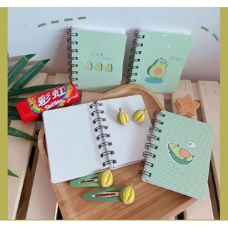 Sổ Tay Mini Dễ Thương Hình Quả Bơ (mẫu mới)
