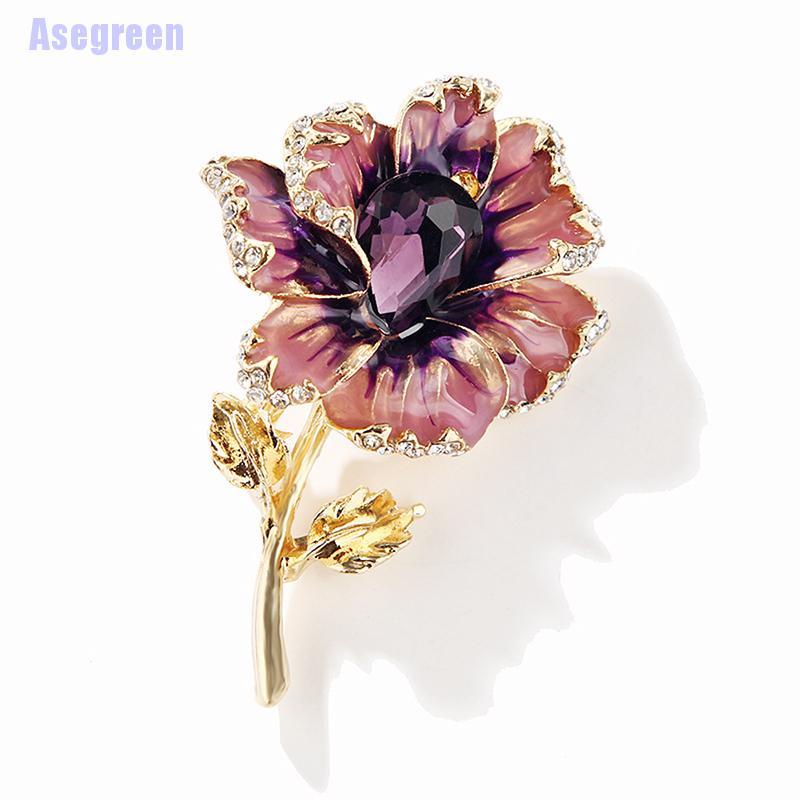 Ghim cài áo hình bông hoa xinh xắn thời trang