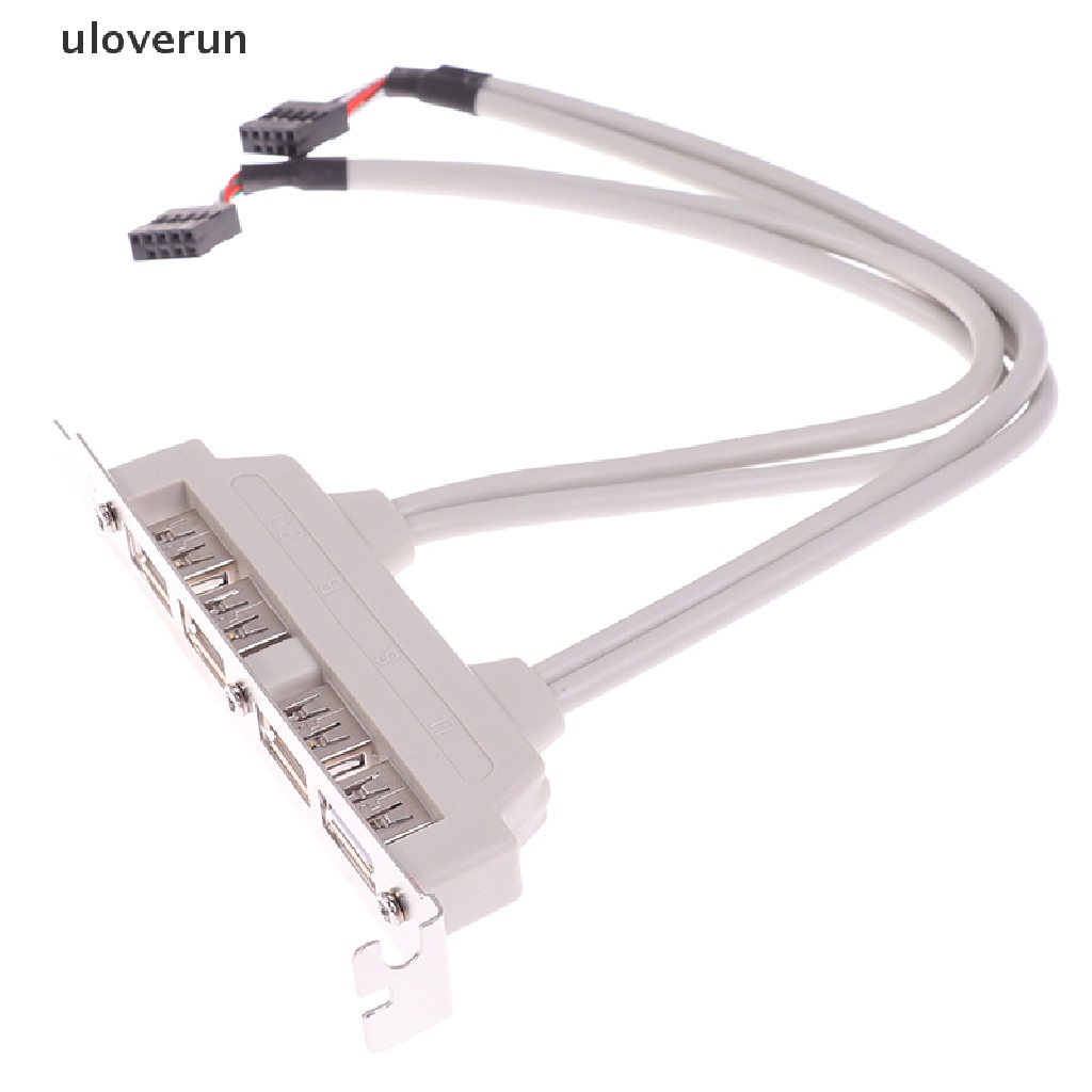 Dây Cáp Nối Dài 4 Cổng USB 2.0-9 Pin Dành Cho Bảng Điều Khiển Máy Tính