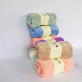 Sét 3 Khăn mặt lông cừu xuất Hàn KT 30*50 cm