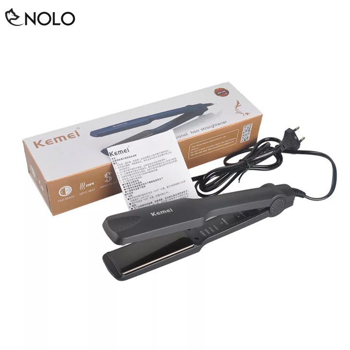 Máy Ép Tóc Kemei - Máy Duỗi Tóc Mini Tiện Dụng