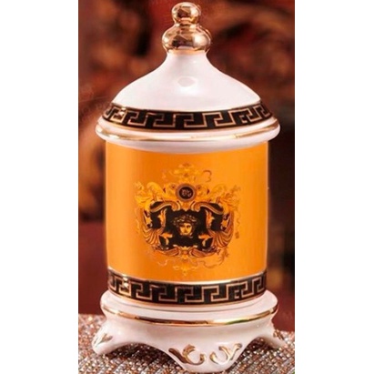 LỌ ĐỰNG TĂM SỨ CÁO CẤP HỌA TIẾT TÂN CỔ ĐIỂN PHONG CÁCH CHÂU ÂU SANG TRỌNG TẮNG HỌA TIẾT