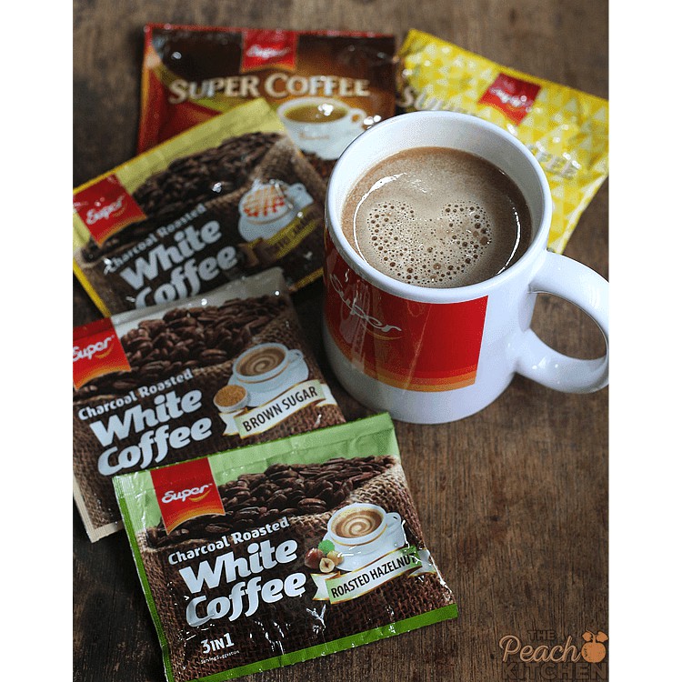 Cà phê trắng White Coffee Super 3 in 1 - Hazelnut (Hạt phỉ)