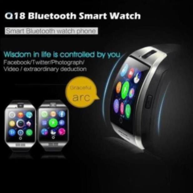 Đồng Hồ Thông Minh Dg Q18 Kết Nối Bluetooth Hỗ Trợ Thẻ Sim Tf Cho Ios Android