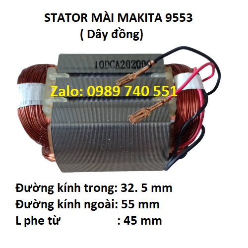 Stator, cuộn điện lắp máy mài 9553 NB