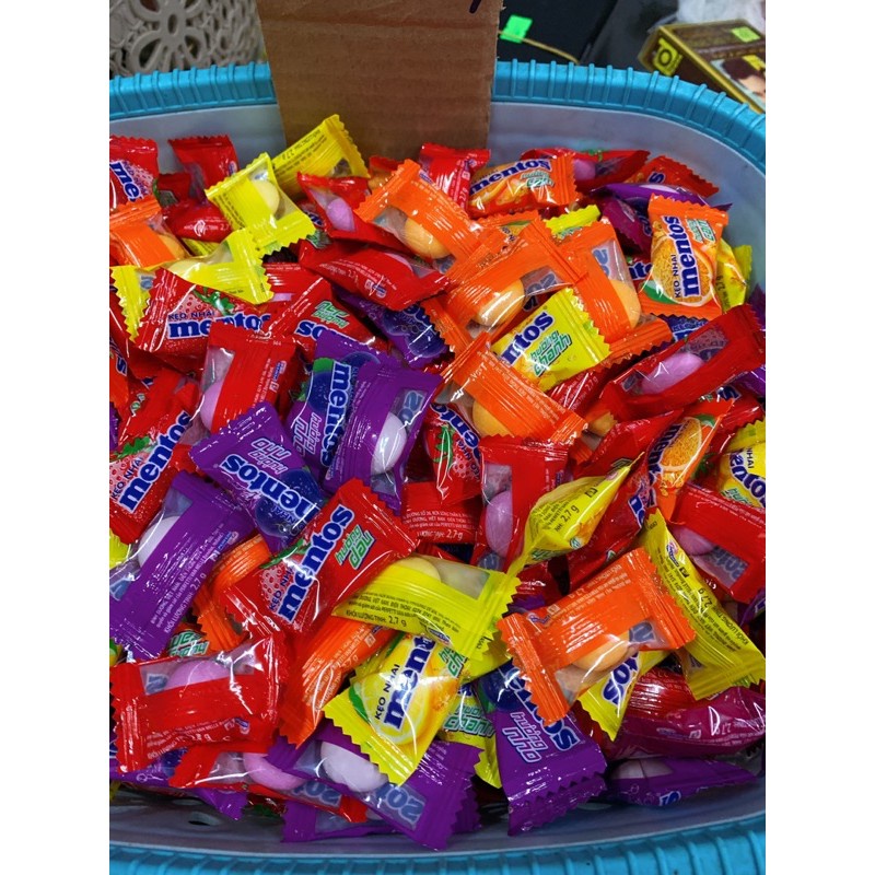 Gói 2Kg  Kẹo Mentos Hương Trái Cây Hỗn Hợp
