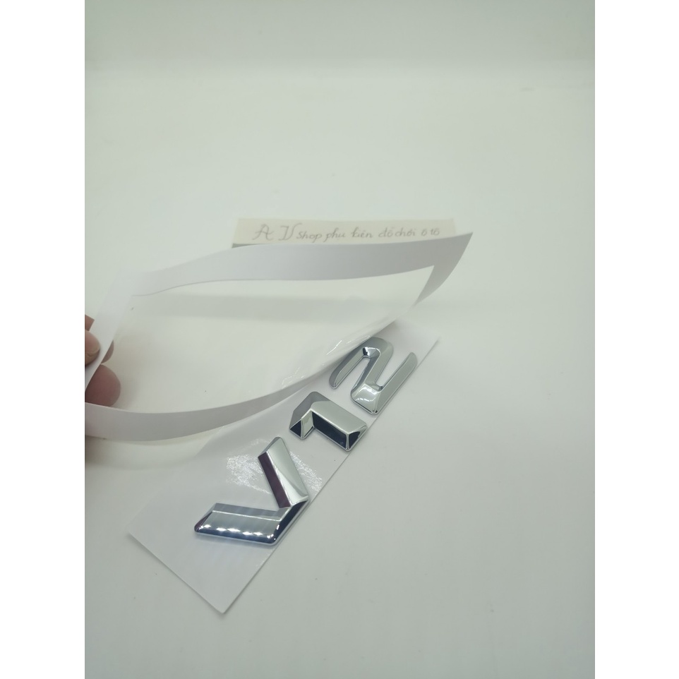 Miếng Dán Trang Trí Xe Hơi V12 độ mercedes