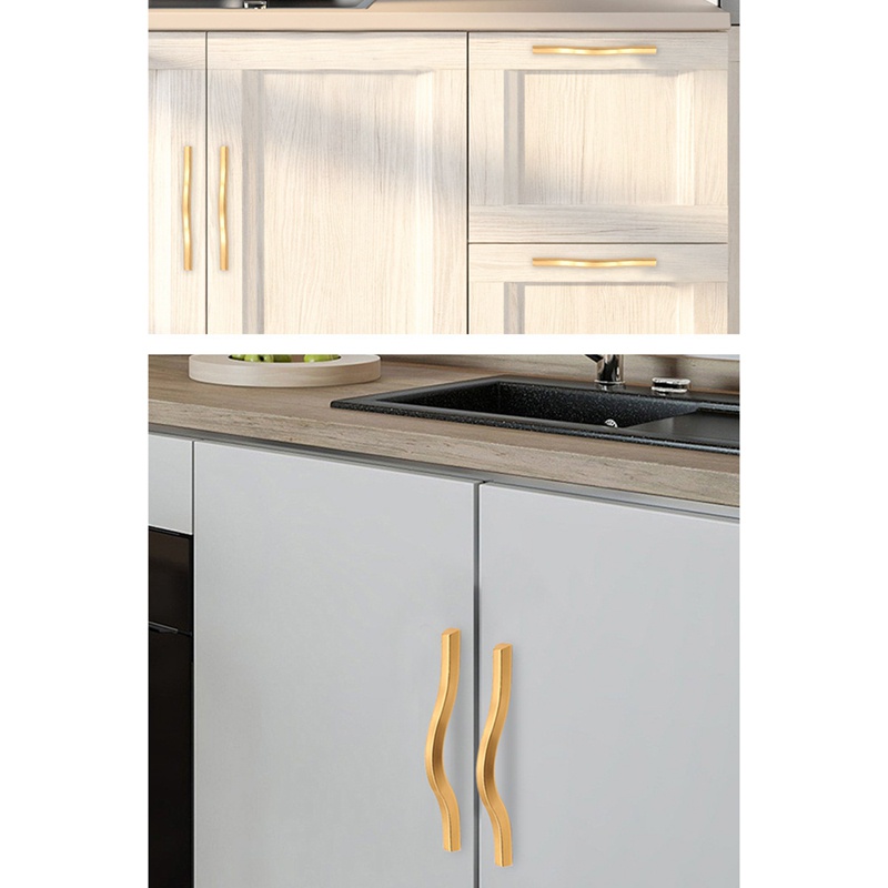 Set 6 Tay Nắm Ngăn Kéo Tủ Bằng Nhôm Kích Thước 128mm