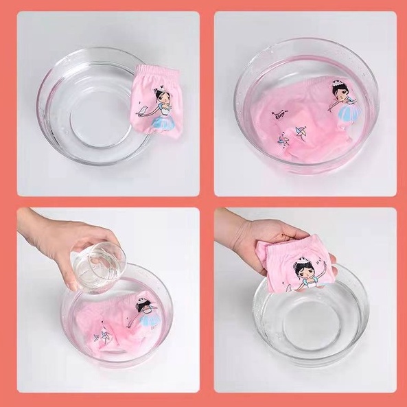 【 3 Cái Mua Sắm Mini】【 3-14 Năm】 Cá Tuyết☑️ Cô Gái Quần Lót Trẻ Em Quần Lót Lụa Z030# Quần Short In Họa Tiết Hoạt Hình Đáng Yêu Cho Bé