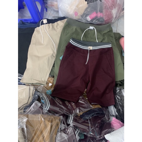 Quần kaki nam short rút chất kaki 4 chiều dày dặn