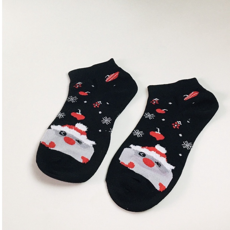 Tất vớ Noel họa tiết cực xinh - Tất cotton Aries co giãn mềm mịn ấm áp đón Giáng Sinh
