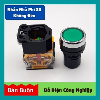 Nút nhấn nhả phi 22, nút nhấn không đèn