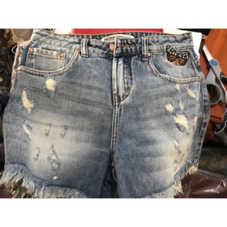 Quần short jeans nữ mềm zara