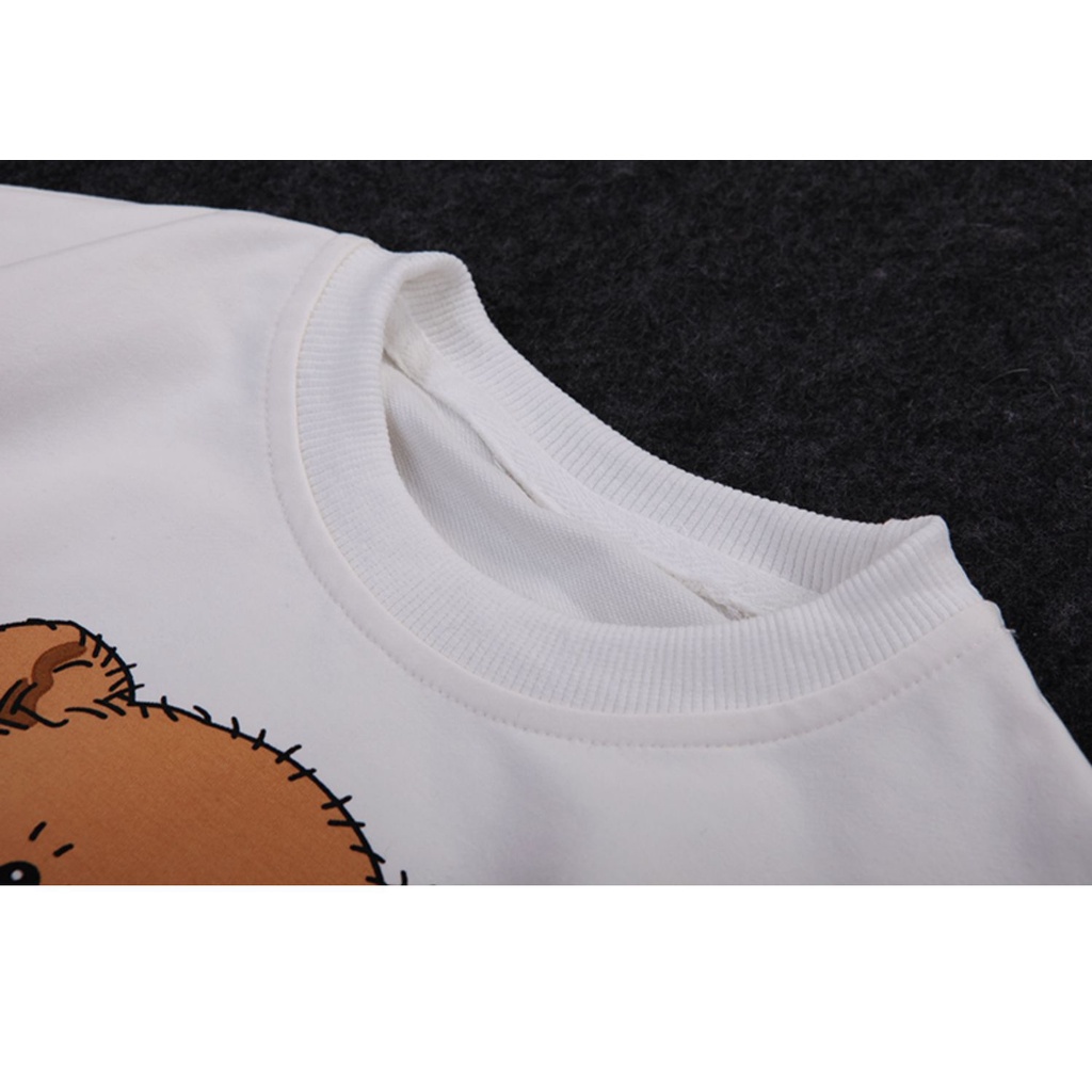 Áo Sweater Gia đình Familylove - Áo Sweater gia đình thu đông hình chú gấu đáng yêu Bear Chất Cotton 100% Cao Cấp