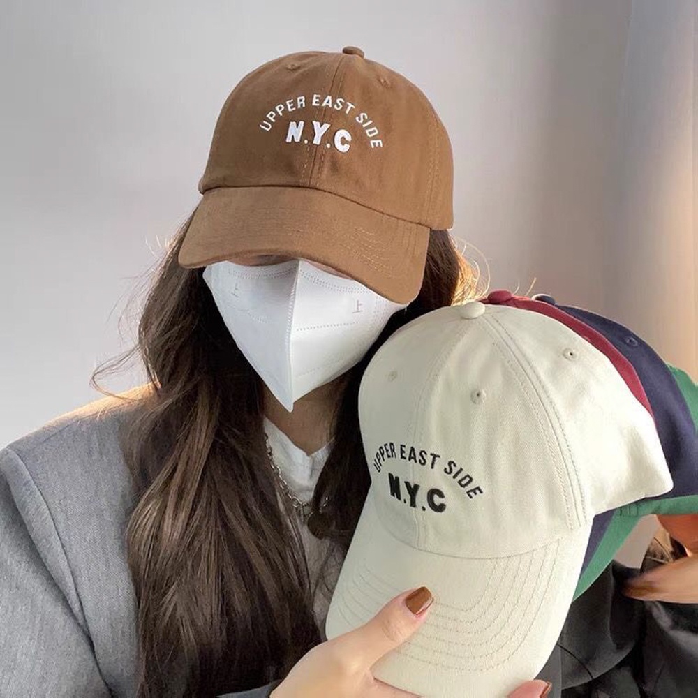 Mũ lưỡi trai nón kết thêu chữ NYC ulzzang unisex thích hợp cả nam nữ cá tính - Hot Store