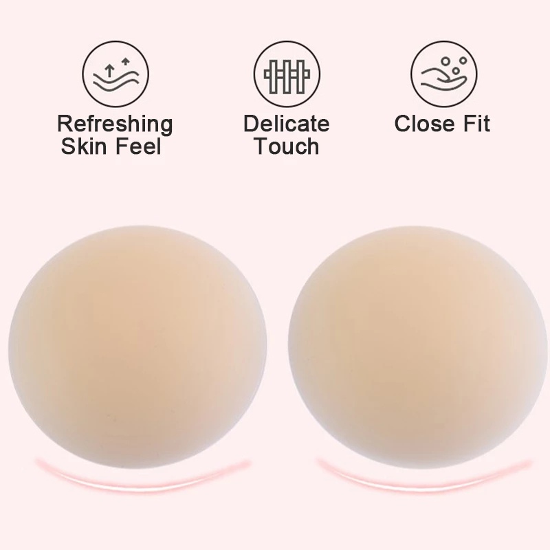 Miếng Dán Ngực silicone Mỏng Tự Dính Chống Chói Chống Chói Cho Nữ