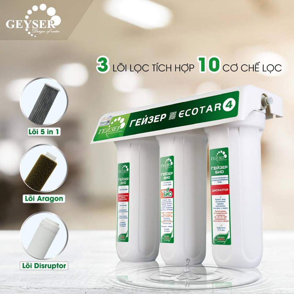 MÁY LỌC NƯỚC NANO GEYSER ECOTAR 4