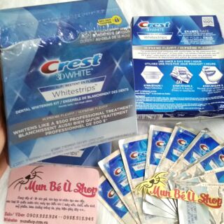 7 Miếng dán trắng răng Crest 3D White Professional Effects