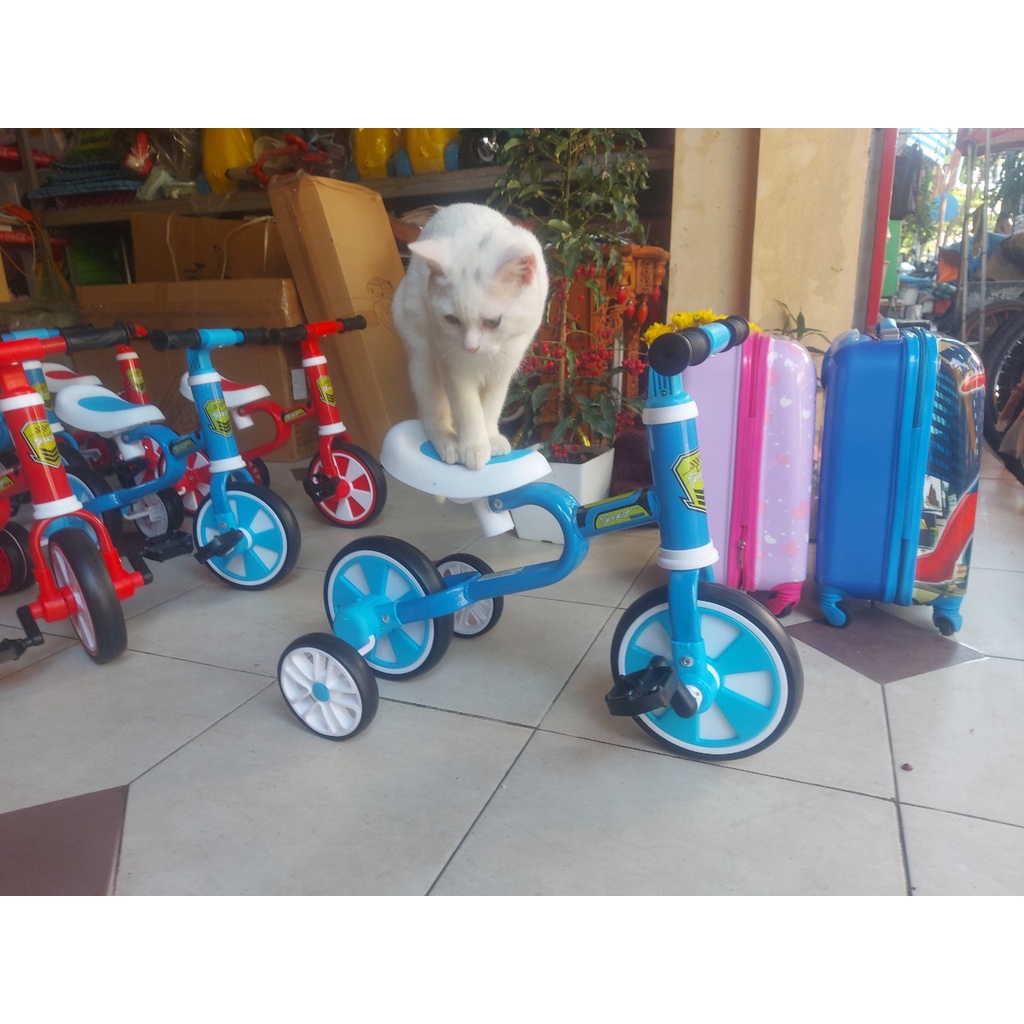 XE 3 BÁNH SPORT  3in1 VỪA LÀ XE CHÒI CHÂN , VỪA LÀ XE ĐẠP 3 BÁNH NĂNG ĐỘNG CHO BÉ