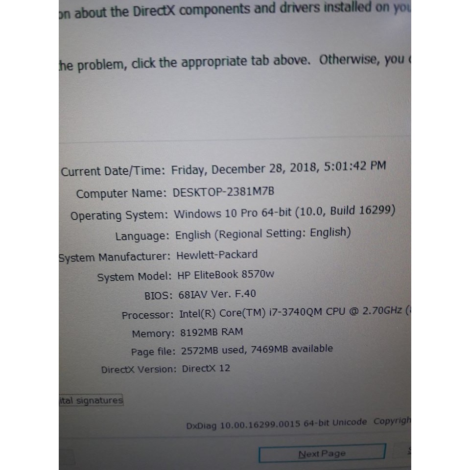 HP Elitebook 8570W WorkStation Core i7 VGA 2GB NVidia Quadro K1000M 15.6 inch Full HD | BigBuy360 - bigbuy360.vn
