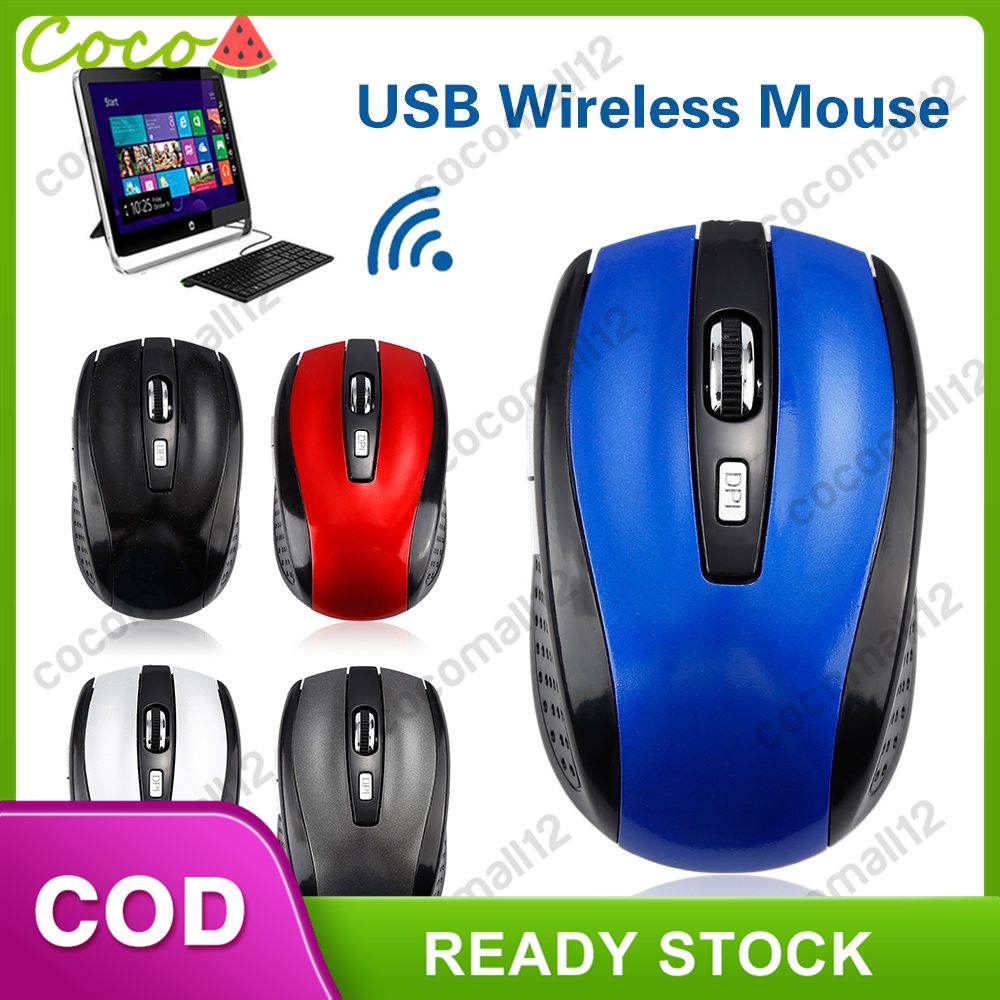 ⭐Mỏng Im Lặng Không Dây Chuột Chơi Game Với Nano Receiver 2.4GHz USB Chuột Cho Máy Tính Xách Tay Máy Tính Để Bàn PC 6 phím Chuột⭐