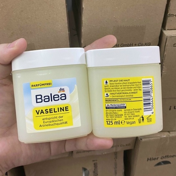 Vaseline Balea hũ 125ml -  Kem dưỡng ẩm Vaseline Balea