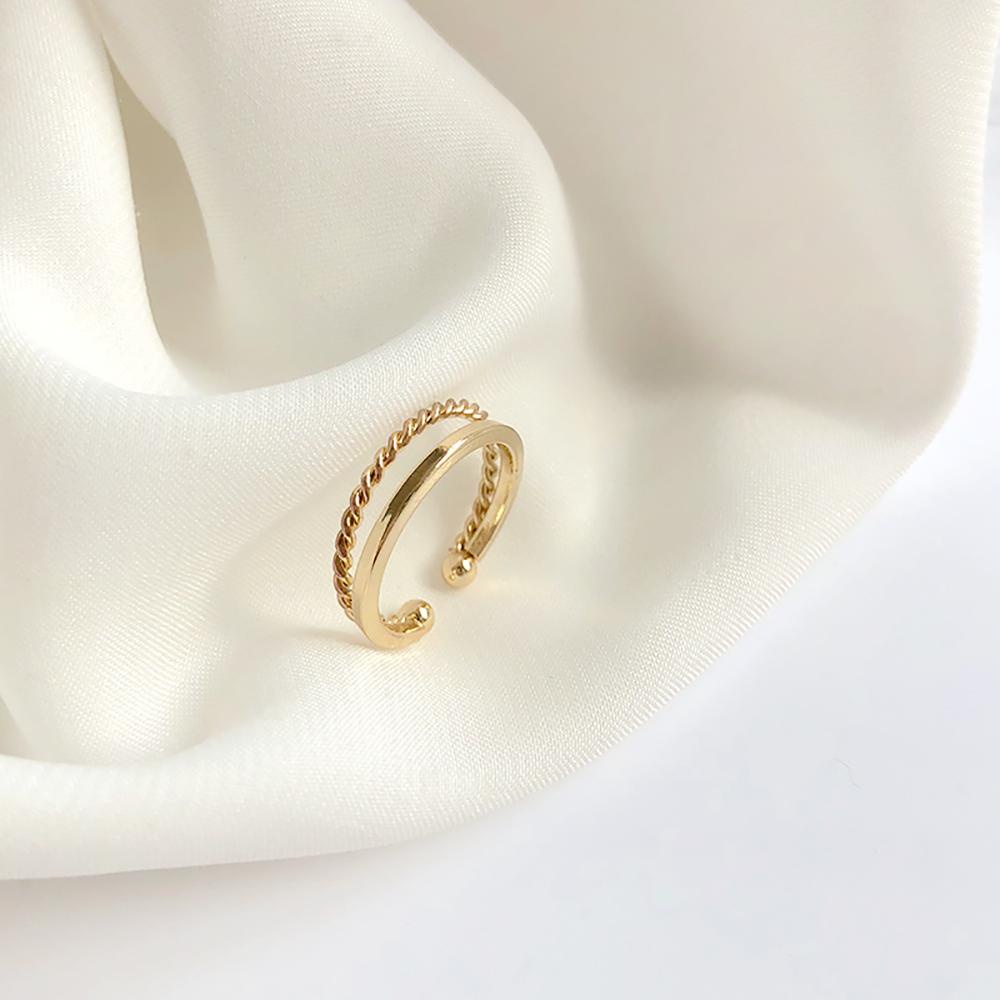 Nhẫn Hở Hợp Kim Đính Ngọc Trai Nhân Tạo Thời Trang Hàn Quốc