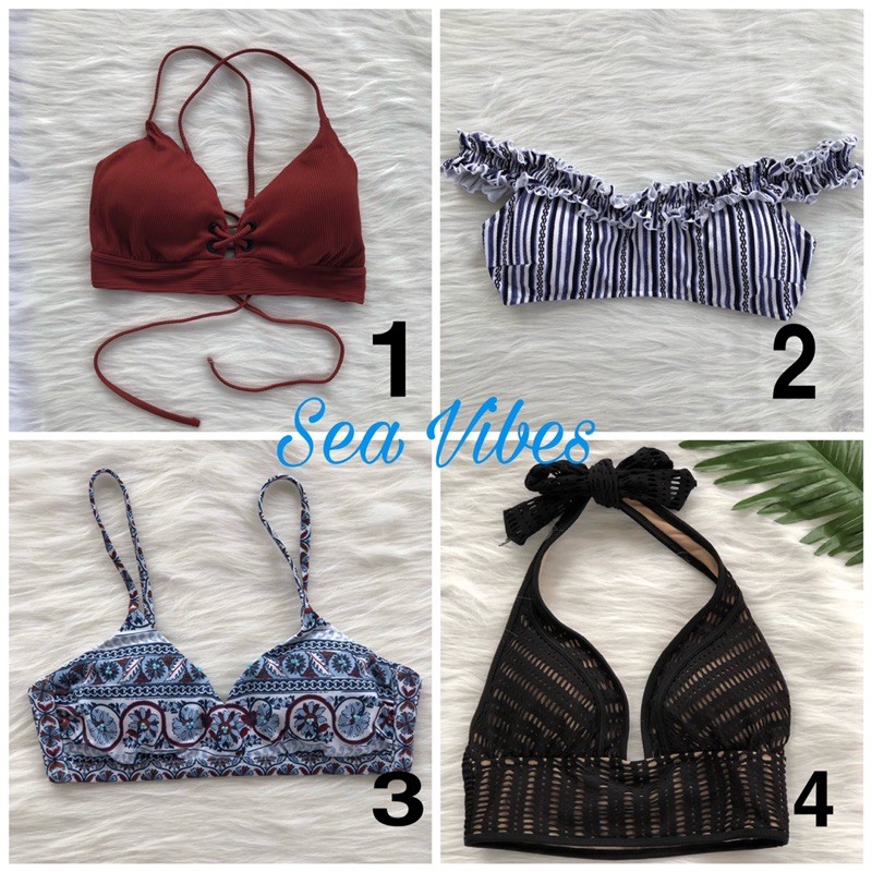 Áo bikini xuất xịn có khe nhét mút