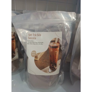 Set nguyên liệu trà sữa socola 20 ly tự pha