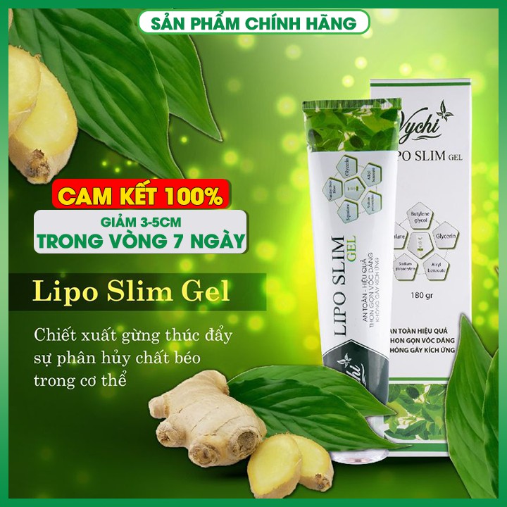 Giảm cân tan mỡ LIPOSLIM GEL kem bôi giảm mỡ bụng không nóng rát giảm mỡ hiệu quả sau 7 ngày dùng cho cả mẹ bầu sau sinh