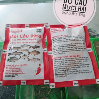 Mồi Câu 9952 (Tra,Chép, Trắm,Trôi,Mè,Phi,Trê.....)