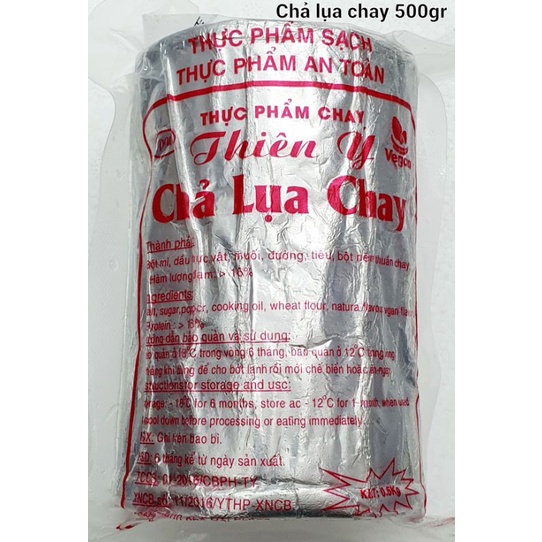 Chả lụa chay Thiên Ý 500gr (cấp đông)