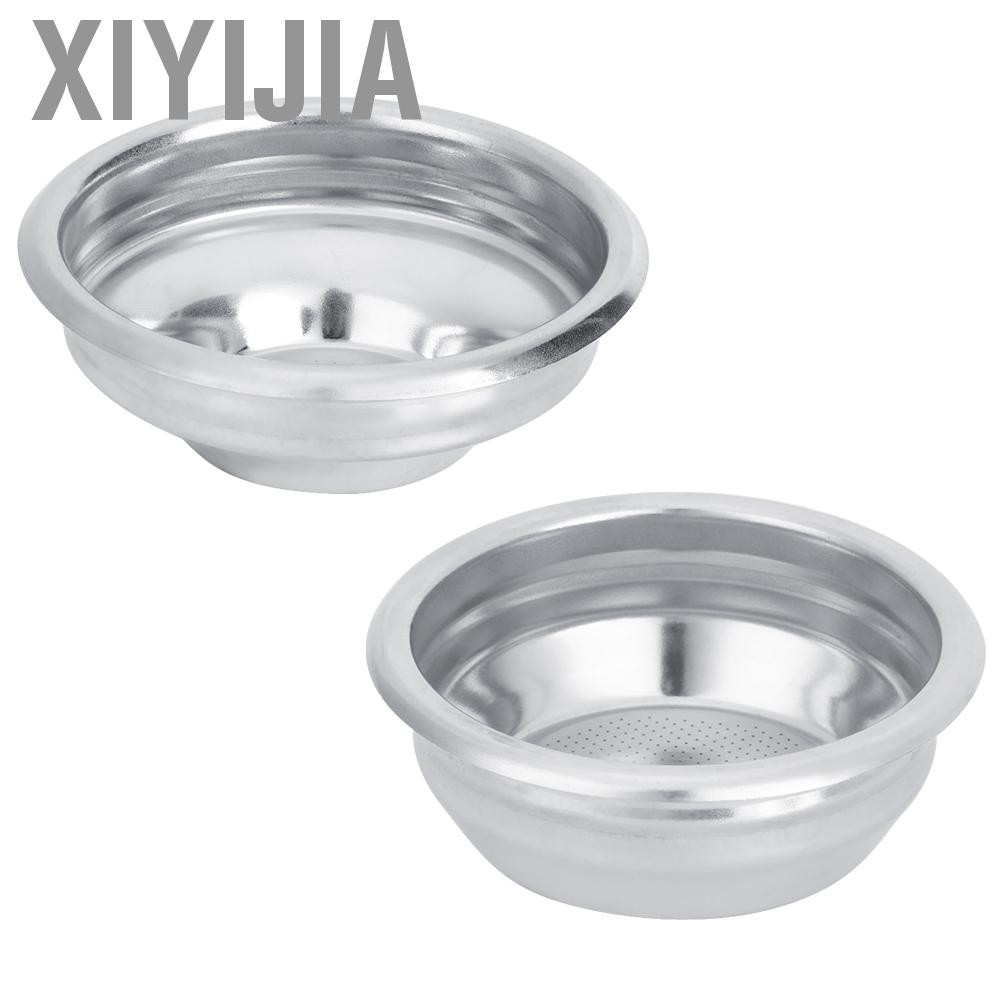 Xiyijia 58mm Single/Double Porous Filter Bowl Basket Semi-Automatic Coffee Machine Bottomless Handle