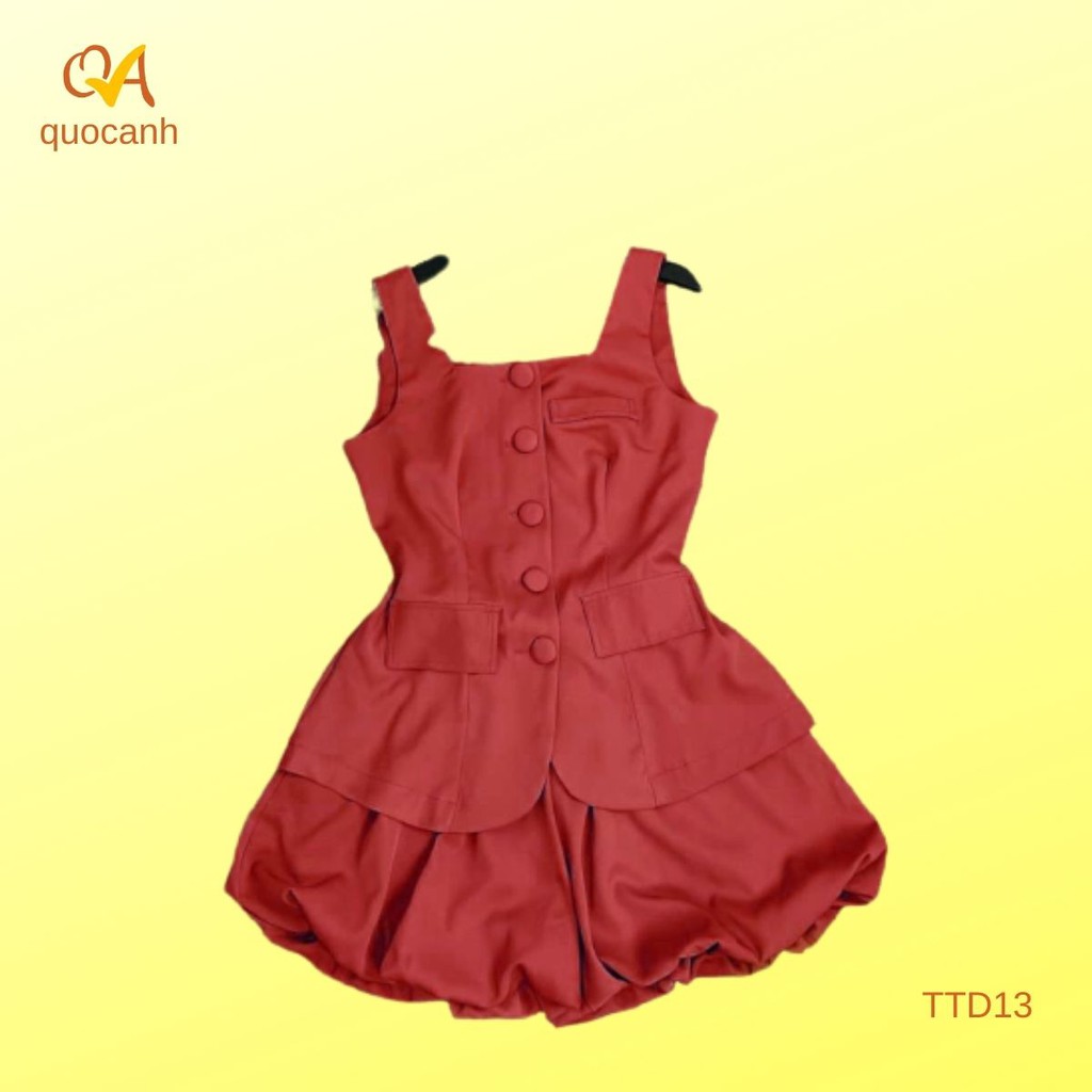 Set Đồ Nữ Đi Chơi, Set Áo Vest Váy Đầm Bí, Đồ Nữ Cá Tính, Phối nút Sang Chảnh, Kiểu Đẹp, Thời Trang Hot Thu Đông 2021 | BigBuy360 - bigbuy360.vn