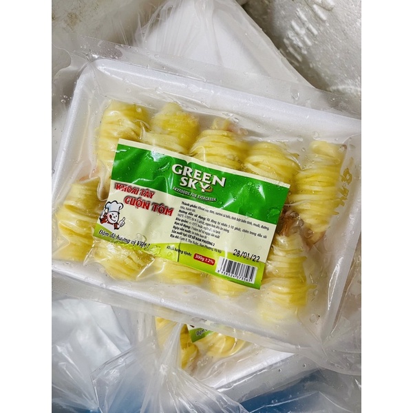 Tôm cuộn khoai tây 💥LOẠI 1 💥 khay 10 con chuẩn ngon
