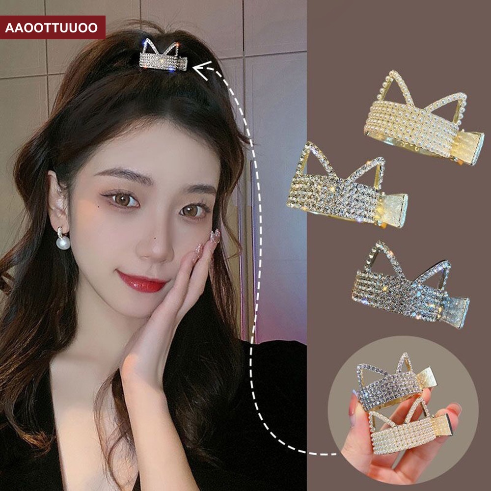 Kẹp Tóc Nữ Tạo Hình Chú Mèo Đáng Yêu